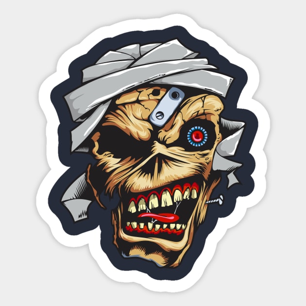 Zombie mummy Sticker by herry93